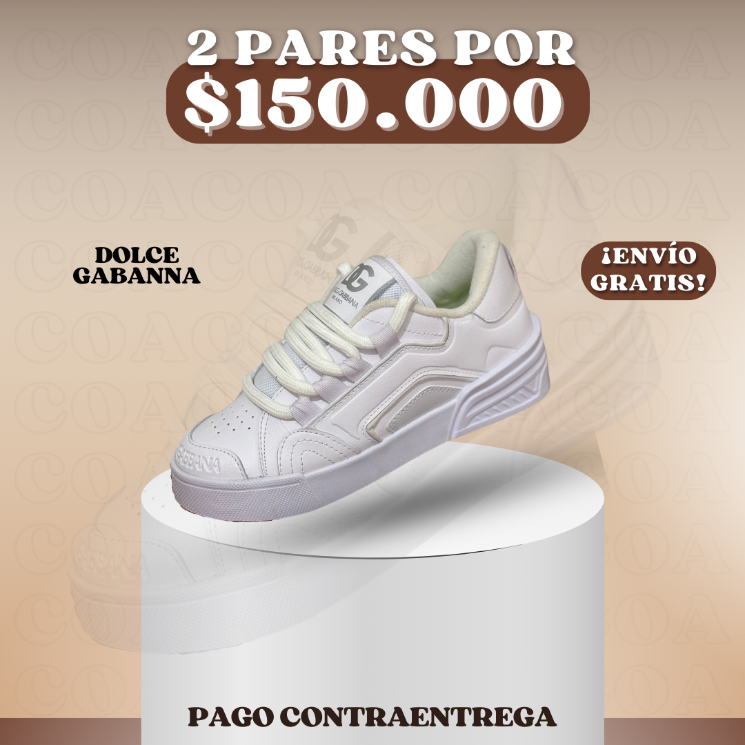 SÚPER PROMO 2 PARES DE DOLCE GABANNA X $150MIL + ENVIO GRATIS + PAGAS EN CASA